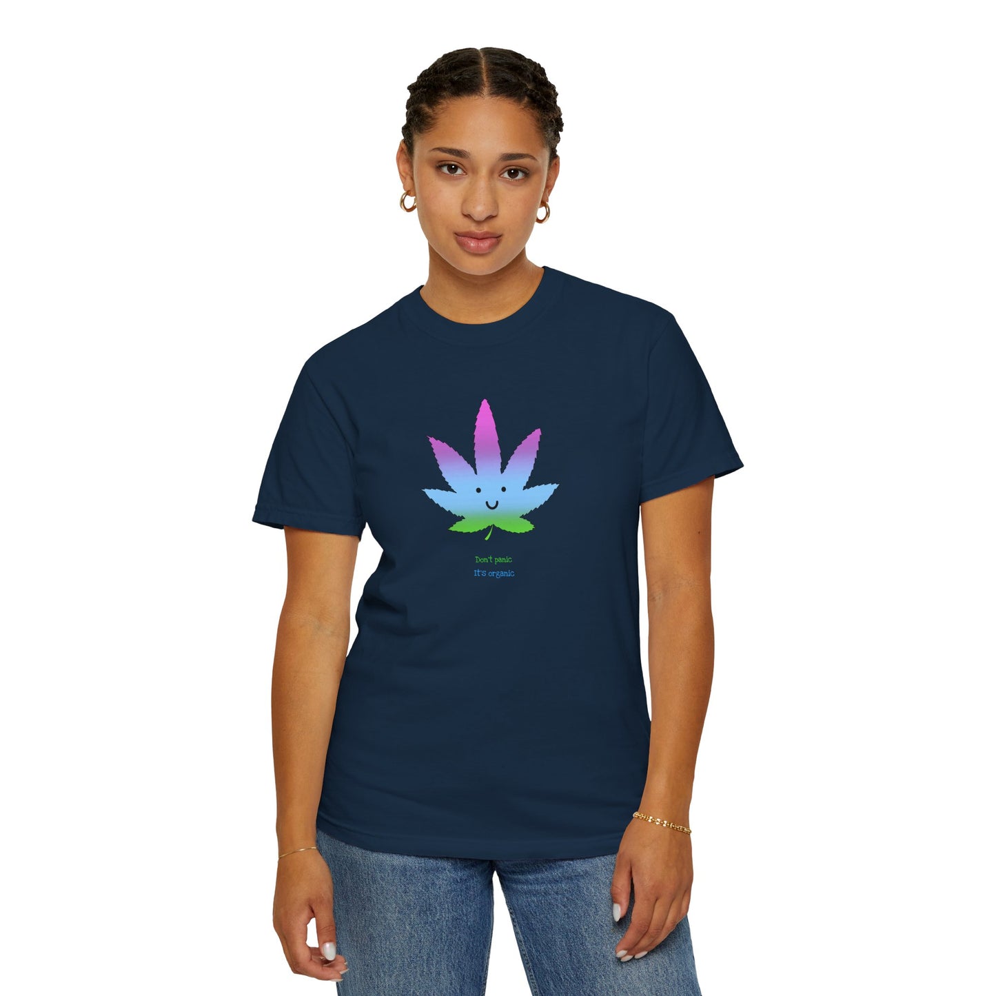 Happy Pastel Weed Leaf T-Shirt