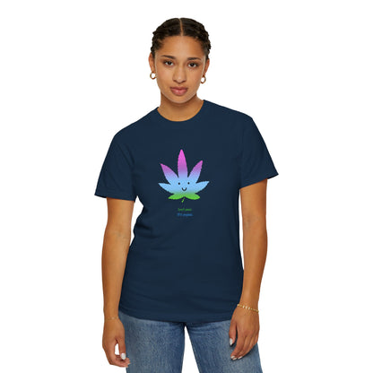 Happy Pastel Weed Leaf T-Shirt