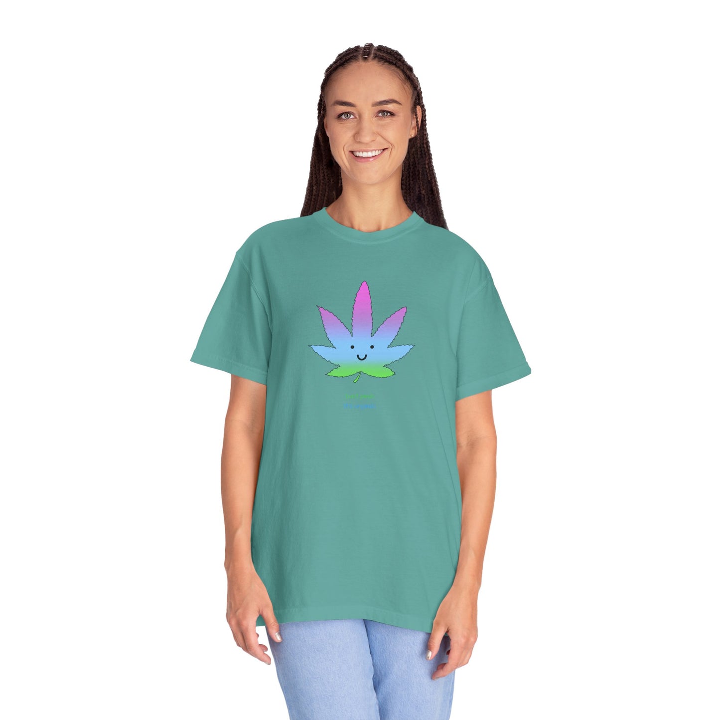 Happy Pastel Weed Leaf T-Shirt