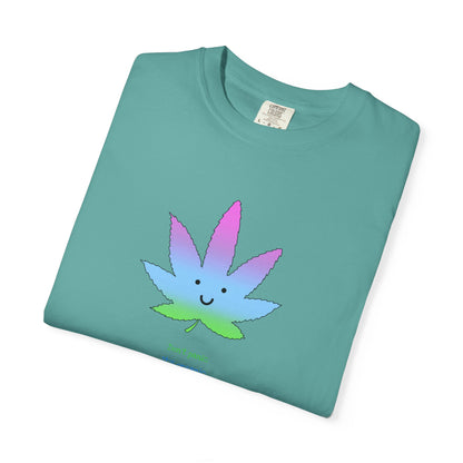 Happy Pastel Weed Leaf T-Shirt