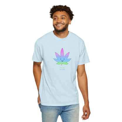 Happy Pastel Weed Leaf T-Shirt