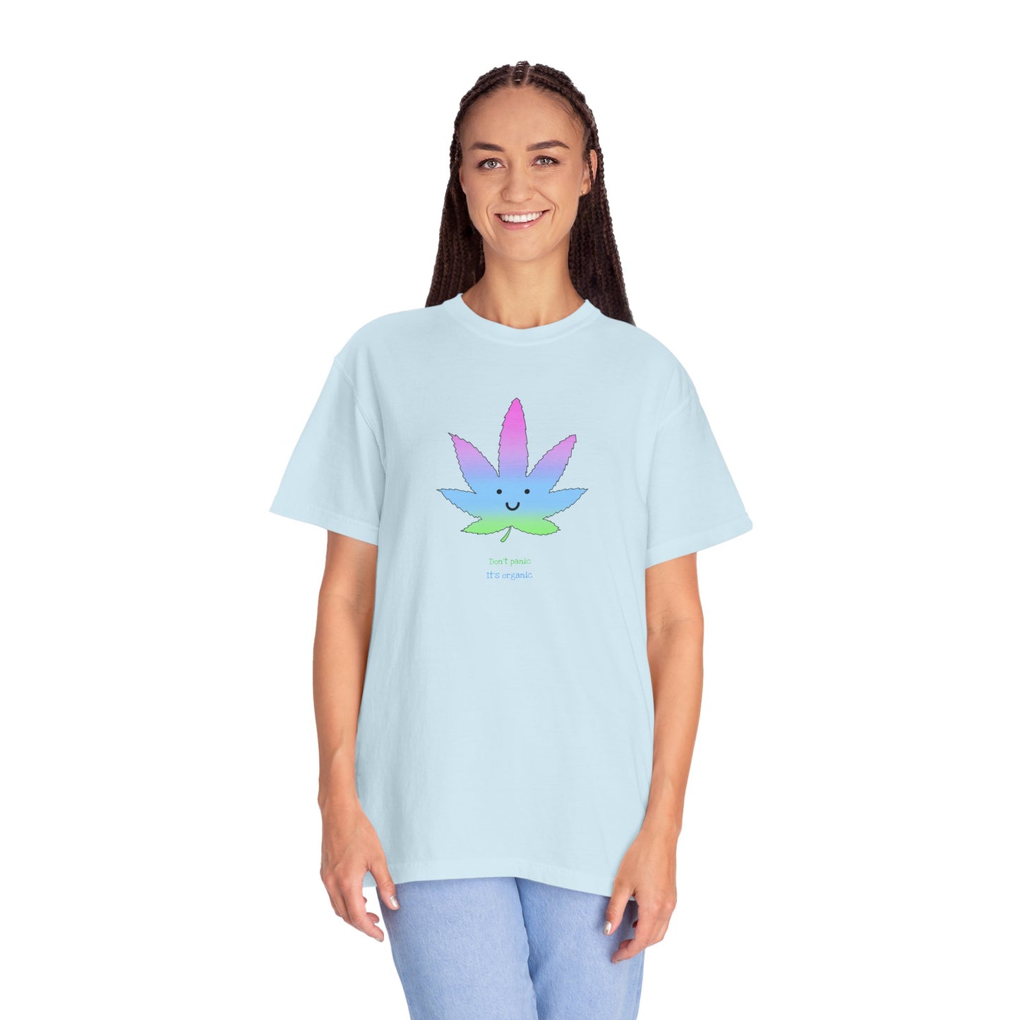 Happy Pastel Weed Leaf T-Shirt