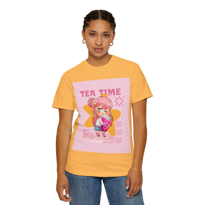 BobbaTea Time Cute Kawaii Anime Girl T-Shirt