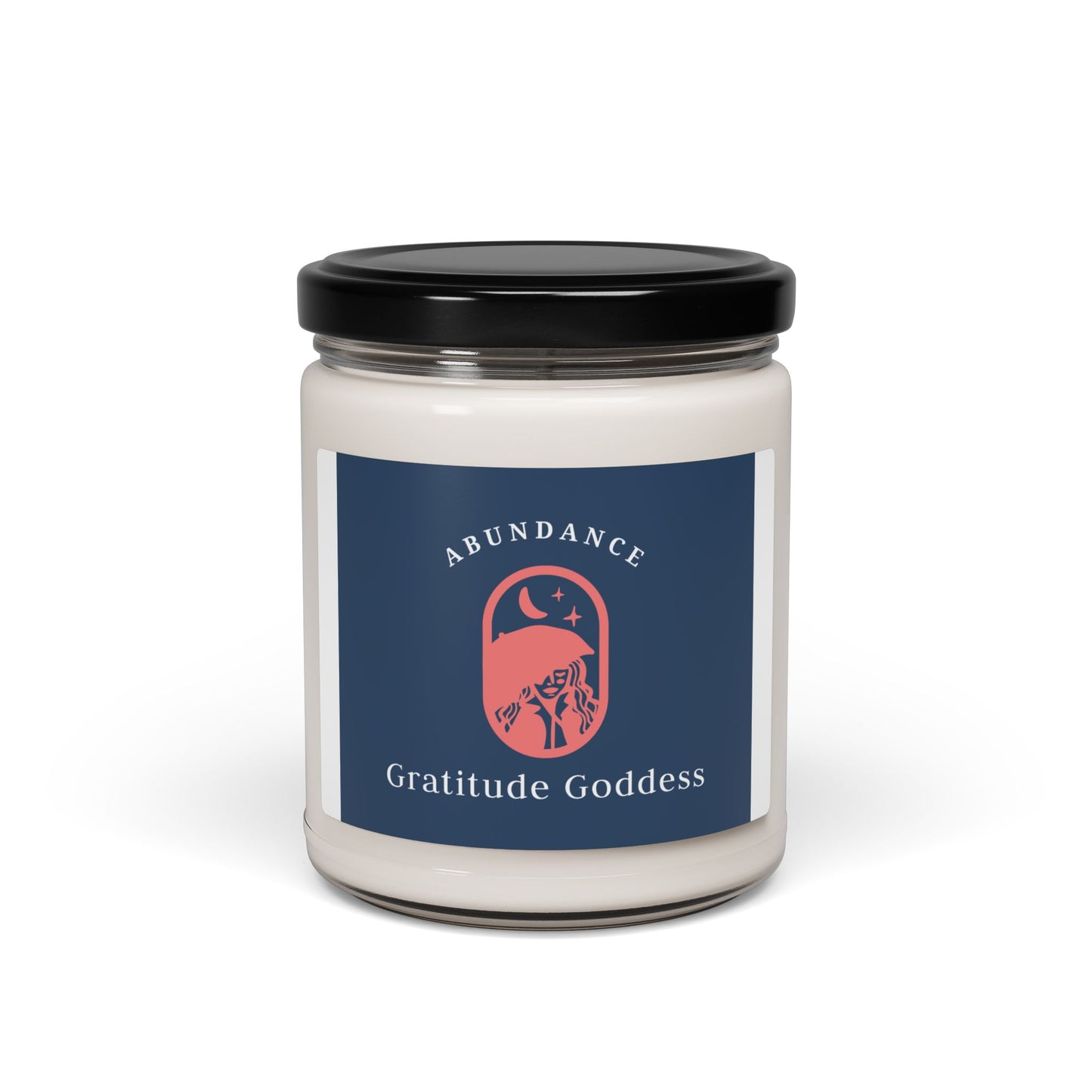 Soy Candle - Gratitude Goddess "Abundance" Scented Jar (9 oz)