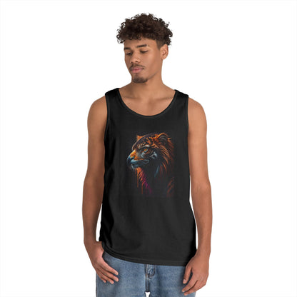 Bold Tiger Graphic Tank Top - Summer Fashion, Workout Gear, Gift for Animal Lovers, Festival Wear, Unisex Casual Top