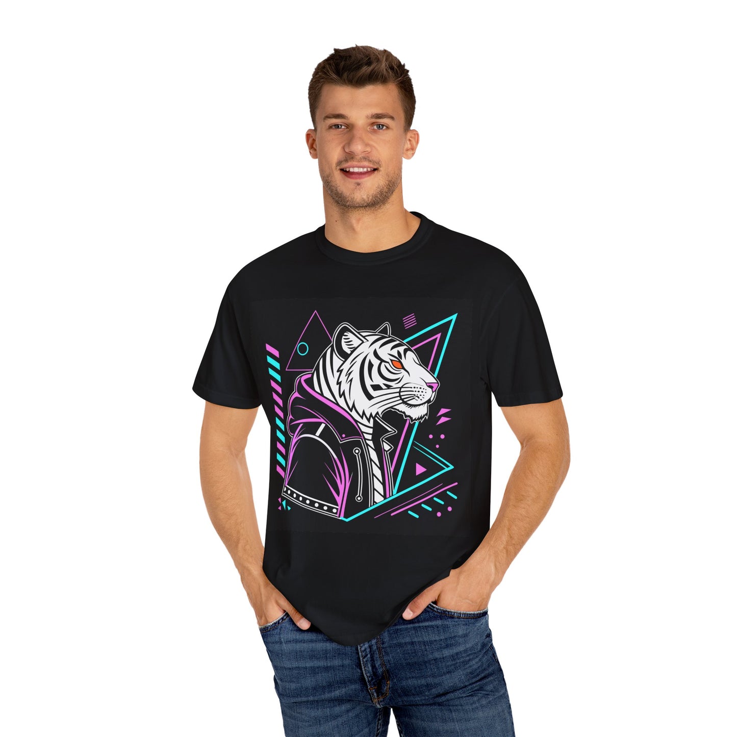 Stylish Tiger Graphic Tee | Unique Animal T-shirt, Trendy Casual Wear, Gift for Creatives, Streetwear Fashion, Summer Outfit