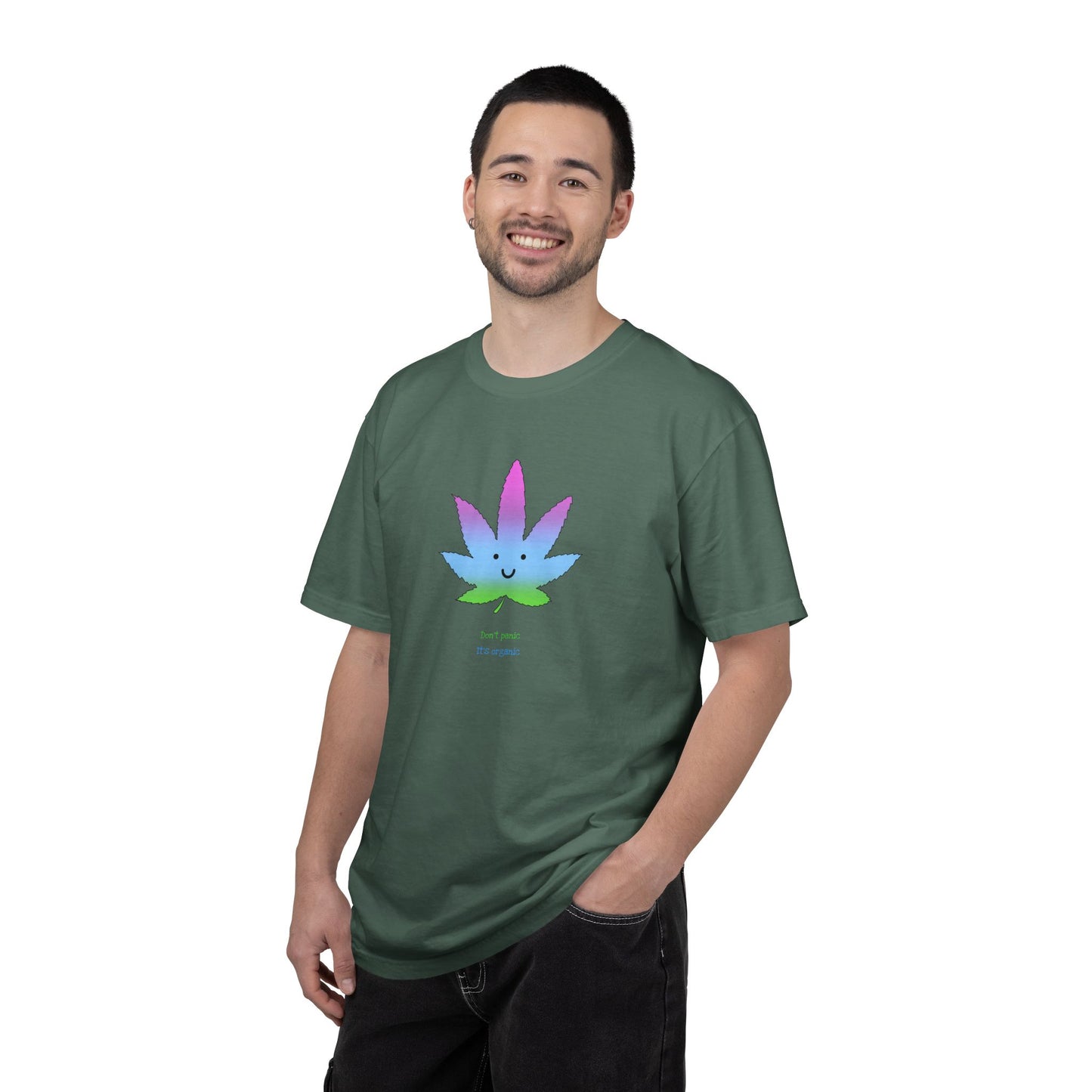 Happy Pastel Weed Leaf T-Shirt