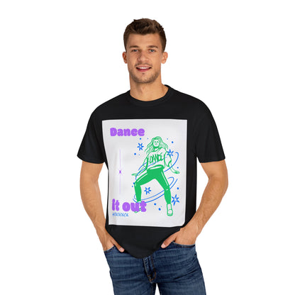 Dance It Out T-Shirt — Retro Neon Dance Graphic Tee