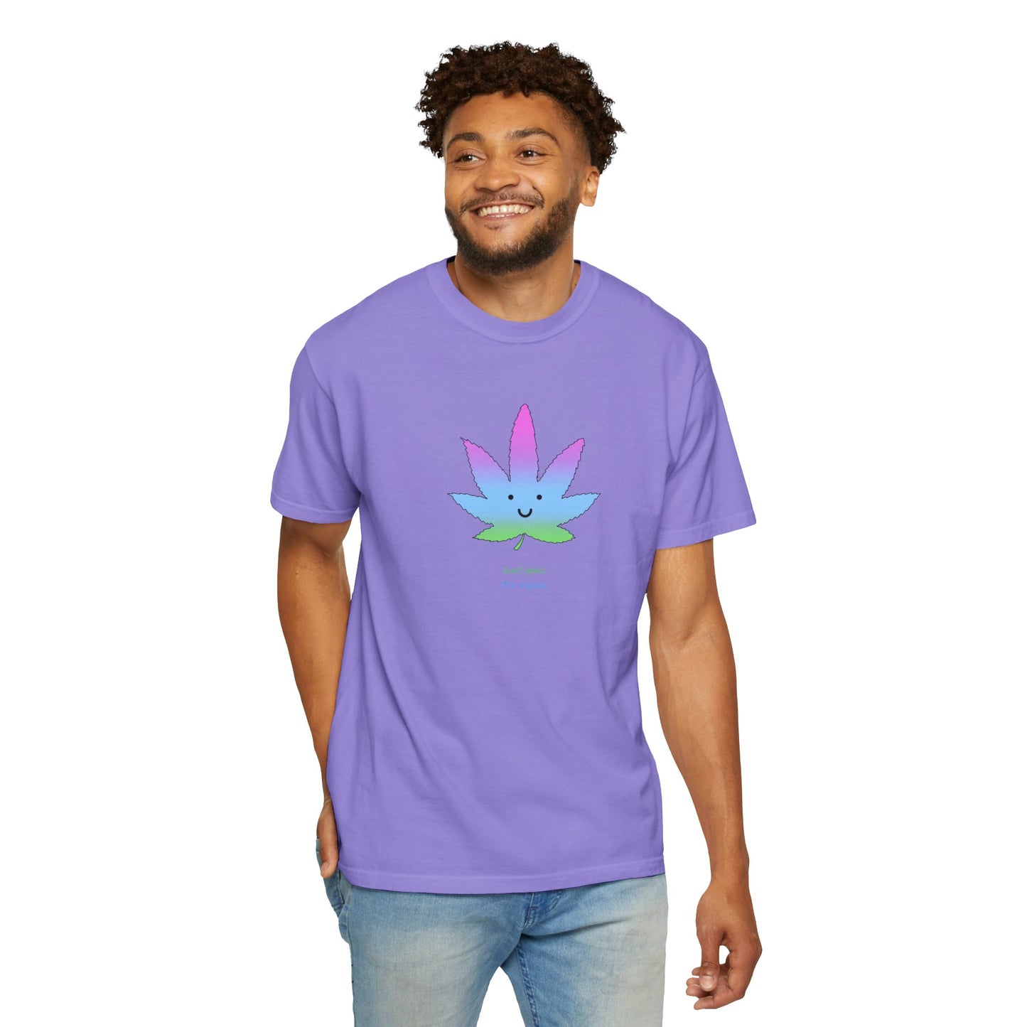 Happy Pastel Weed Leaf T-Shirt