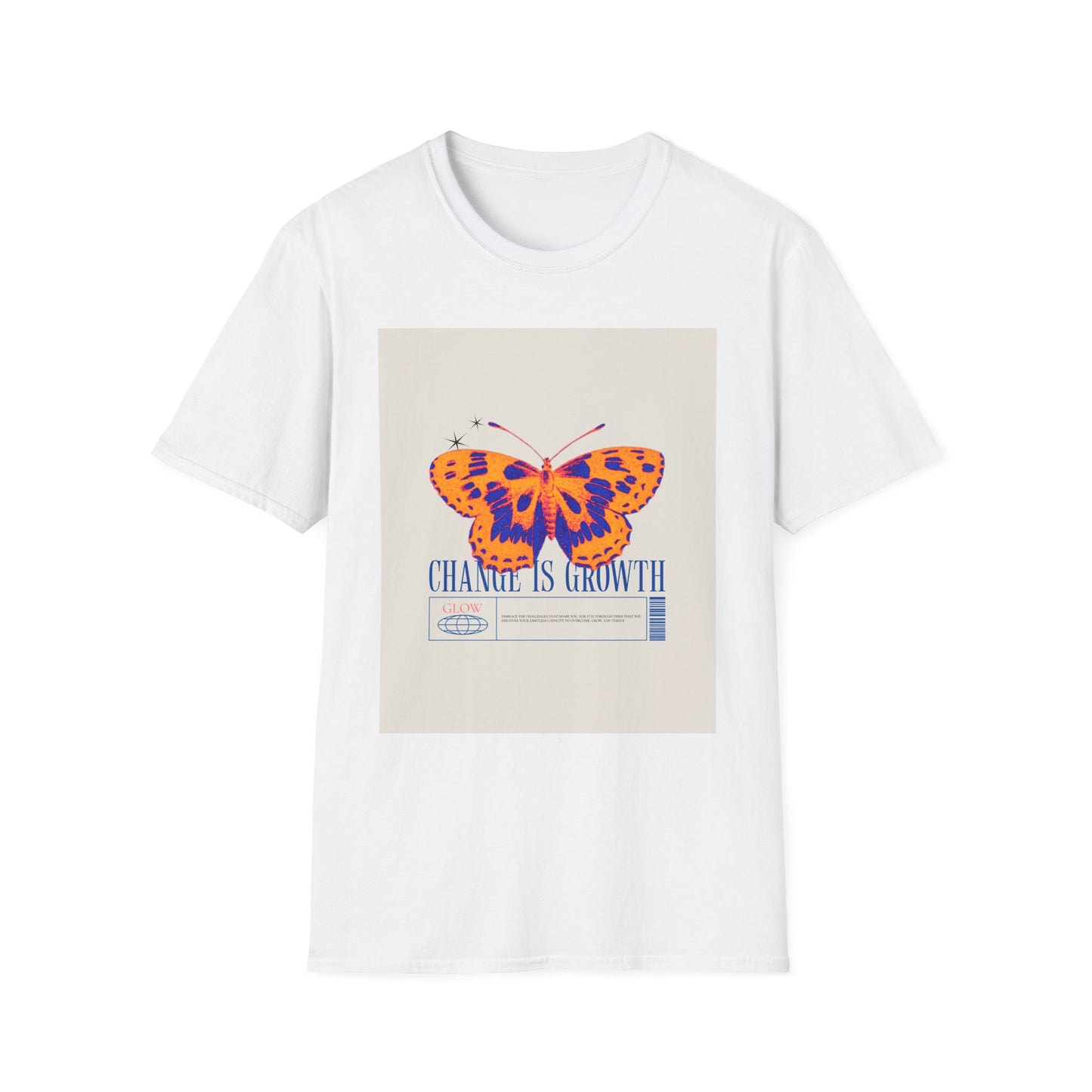 Butterfly 'Change Is Growth' Graphic T-Shirt