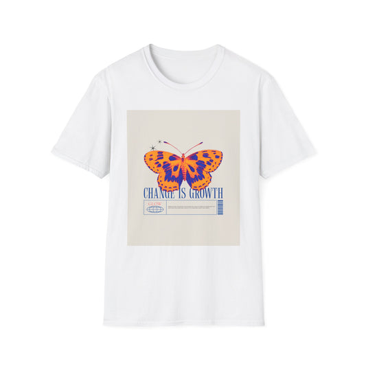 Butterfly 'Change Is Growth' Graphic T-Shirt