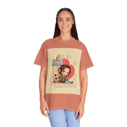 Boba Lover Anime Tee — Kawaii Bubble Tea Shirt with Japanese Text