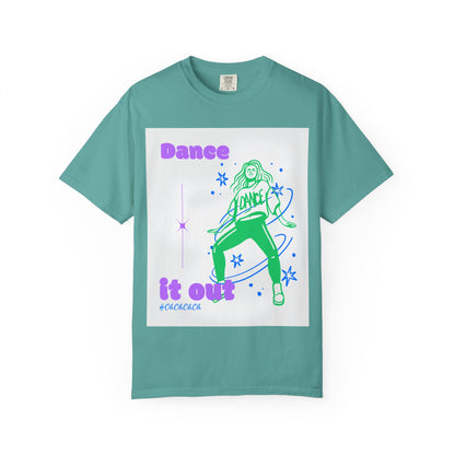 Dance It Out T-Shirt — Retro Neon Dance Graphic Tee