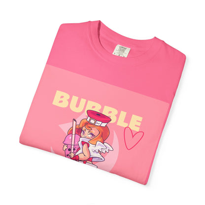 Bubble Tea Girl Anime T-Shirt — Kawaii Pink Graphic Tee