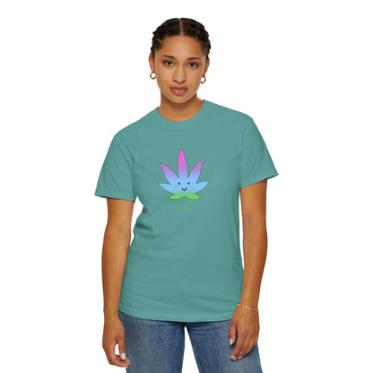 Happy Pastel Weed Leaf T-Shirt