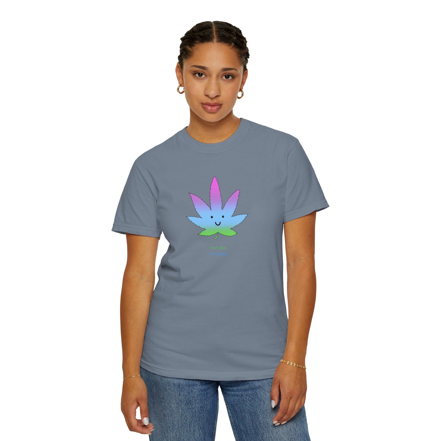 Happy Pastel Weed Leaf T-Shirt