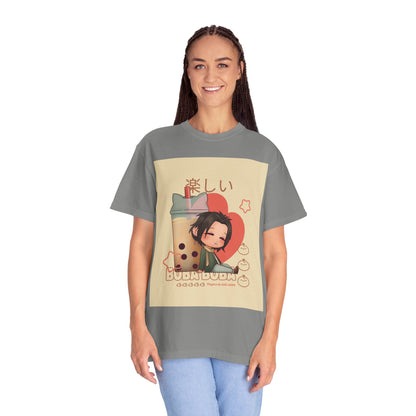 Boba Lover Anime Tee — Kawaii Bubble Tea Shirt with Japanese Text