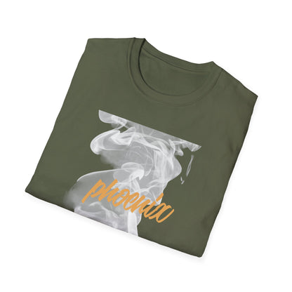 Phoenix Script Marble Graphic T-Shirt