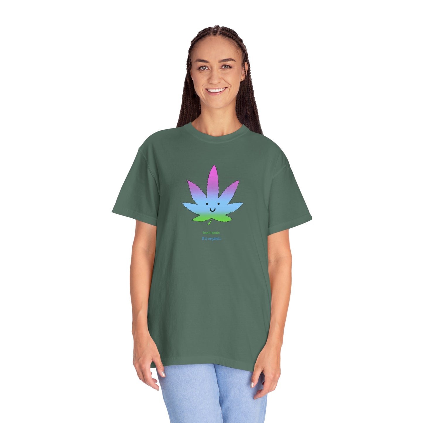 Happy Pastel Weed Leaf T-Shirt