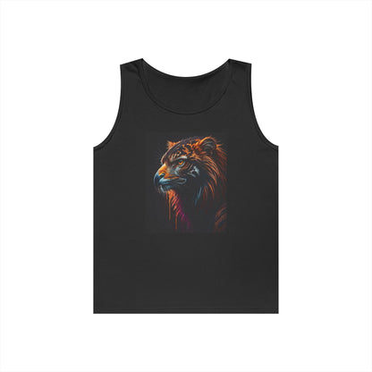 Bold Tiger Graphic Tank Top - Summer Fashion, Workout Gear, Gift for Animal Lovers, Festival Wear, Unisex Casual Top