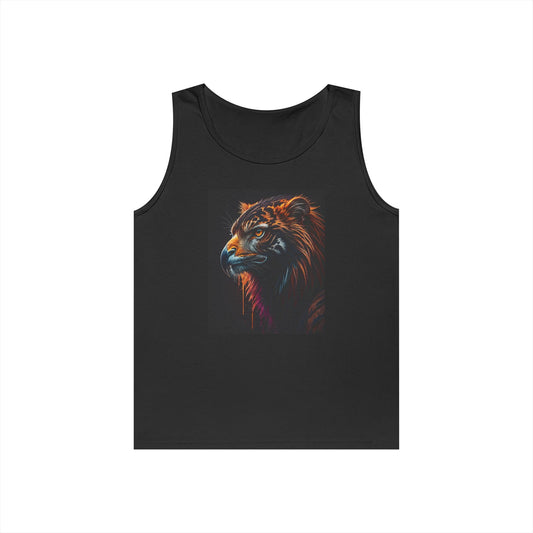 Bold Tiger Graphic Tank Top - Summer Fashion, Workout Gear, Gift for Animal Lovers, Festival Wear, Unisex Casual Top