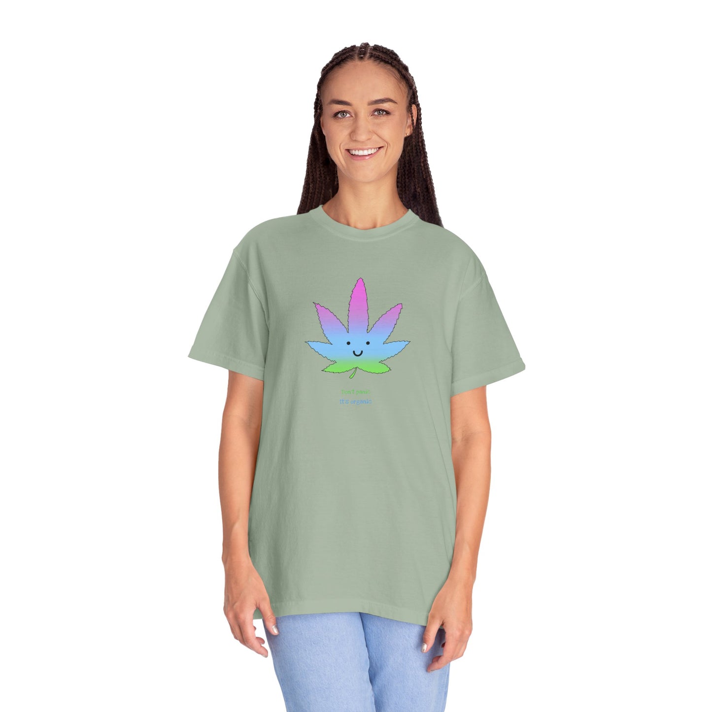 Happy Pastel Weed Leaf T-Shirt