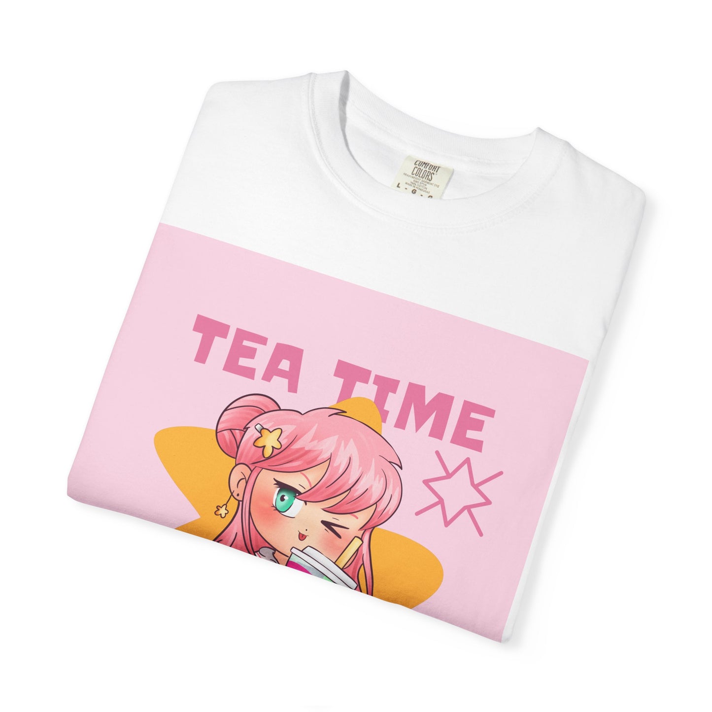 BobbaTea Time Cute Kawaii Anime Girl T-Shirt