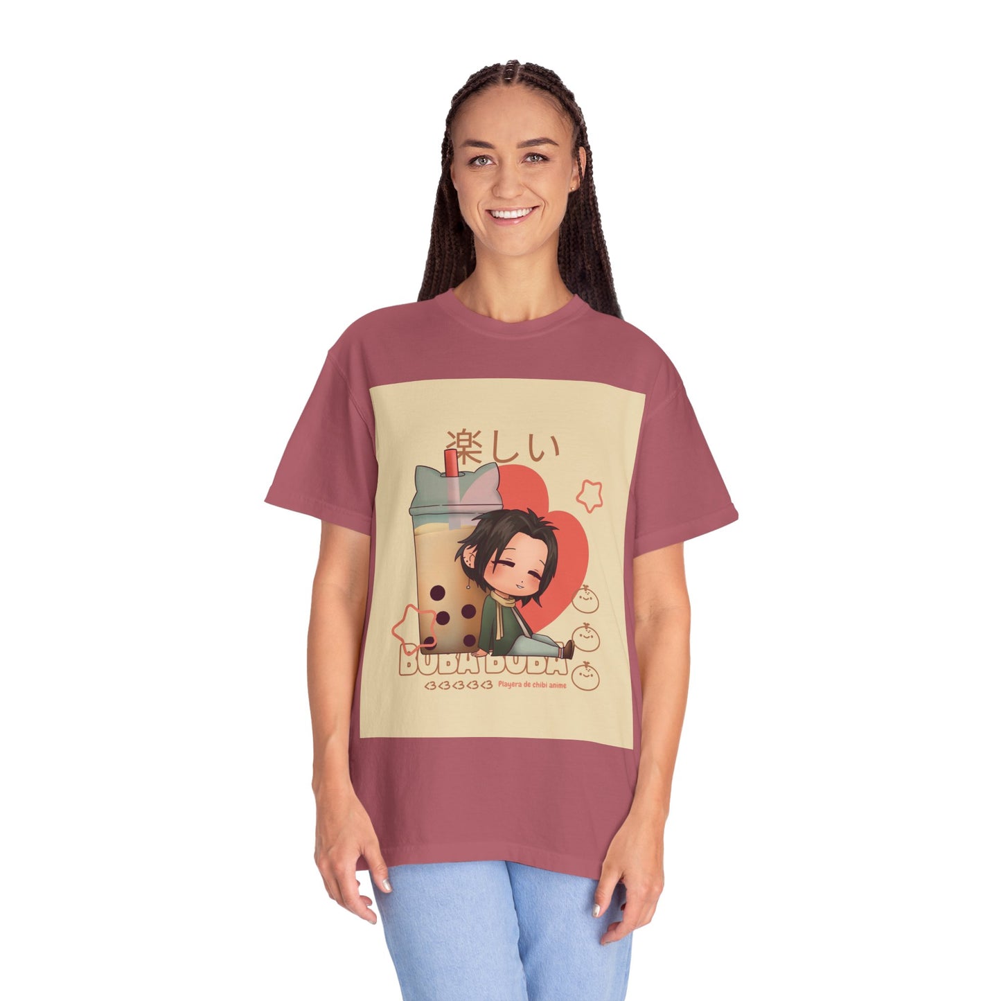 Boba Lover Anime Tee — Kawaii Bubble Tea Shirt with Japanese Text