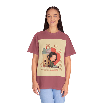 Boba Lover Anime Tee — Kawaii Bubble Tea Shirt with Japanese Text