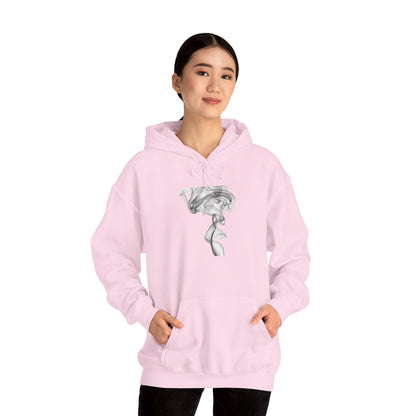 Smoke Art Hoodie — Minimal Abstract Smoke Art Pullover