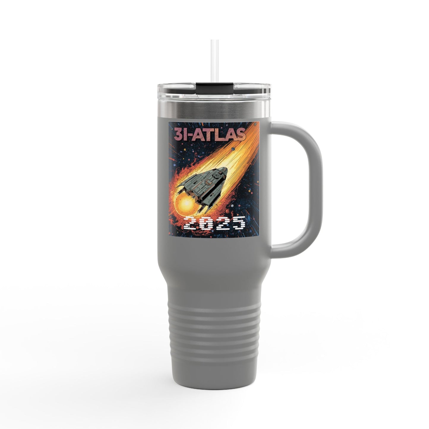 40oz Insulated Travel Mug — 31-Atlas 2025 Meteor Space Mission Design