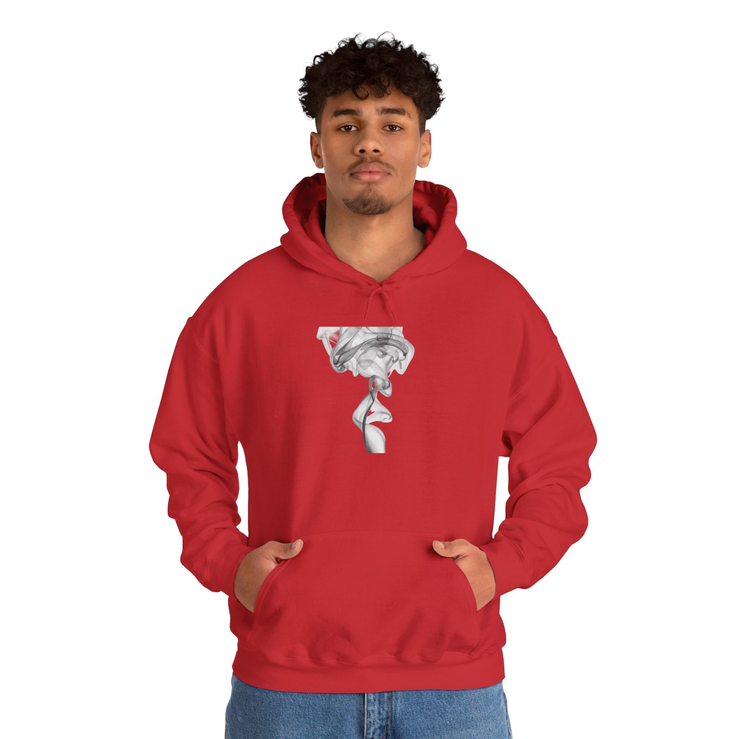 Smoke Art Hoodie — Minimal Abstract Smoke Art Pullover