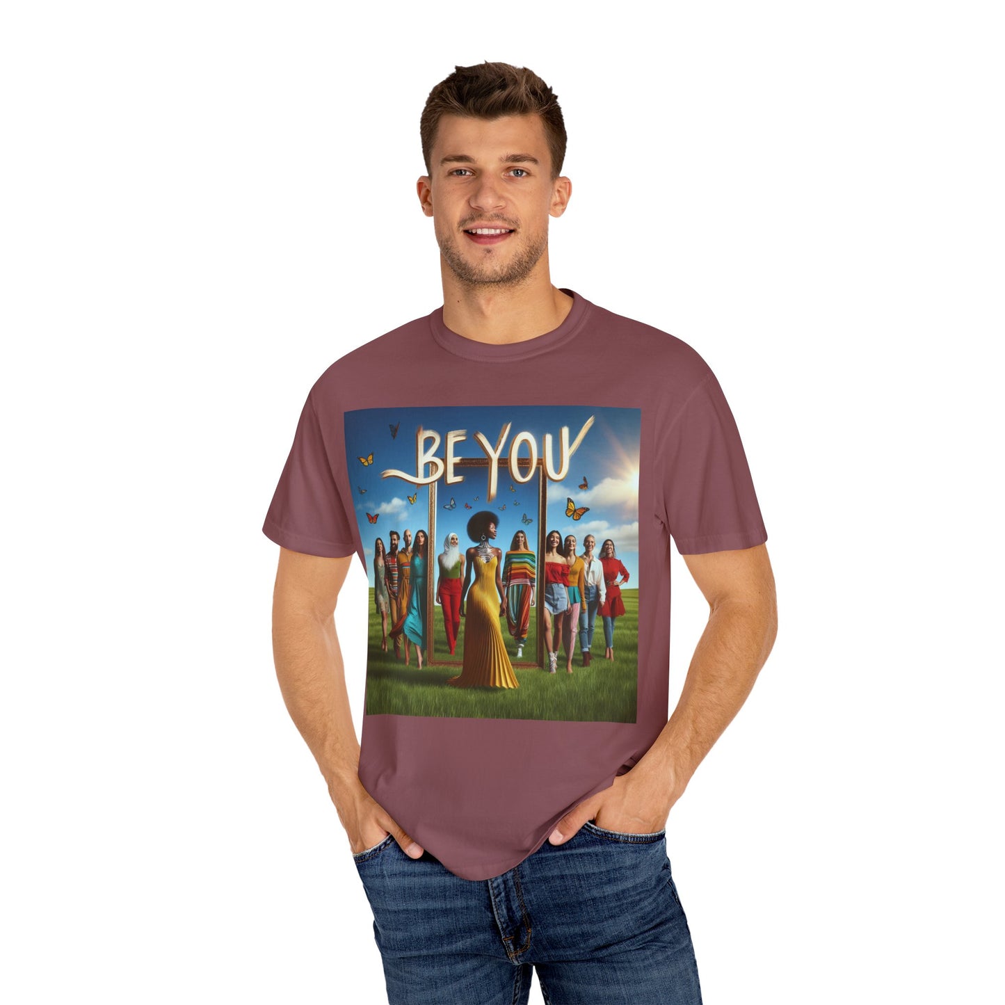 Empowering Graphic Tee, Be You T-Shirt, Unisex Casual Wear, Affirmation Apparel, Inspirational Gift, Unique Fashion Statement