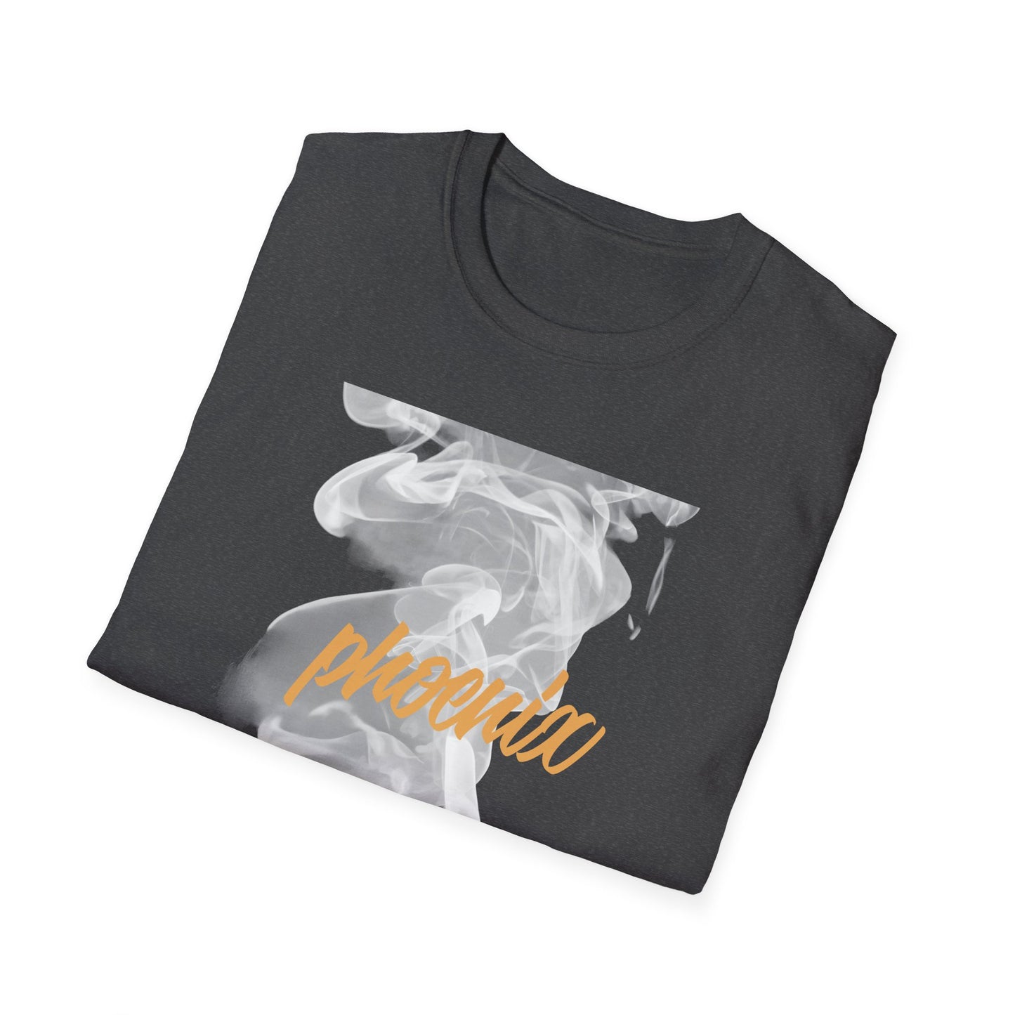 Phoenix Script Marble Graphic T-Shirt