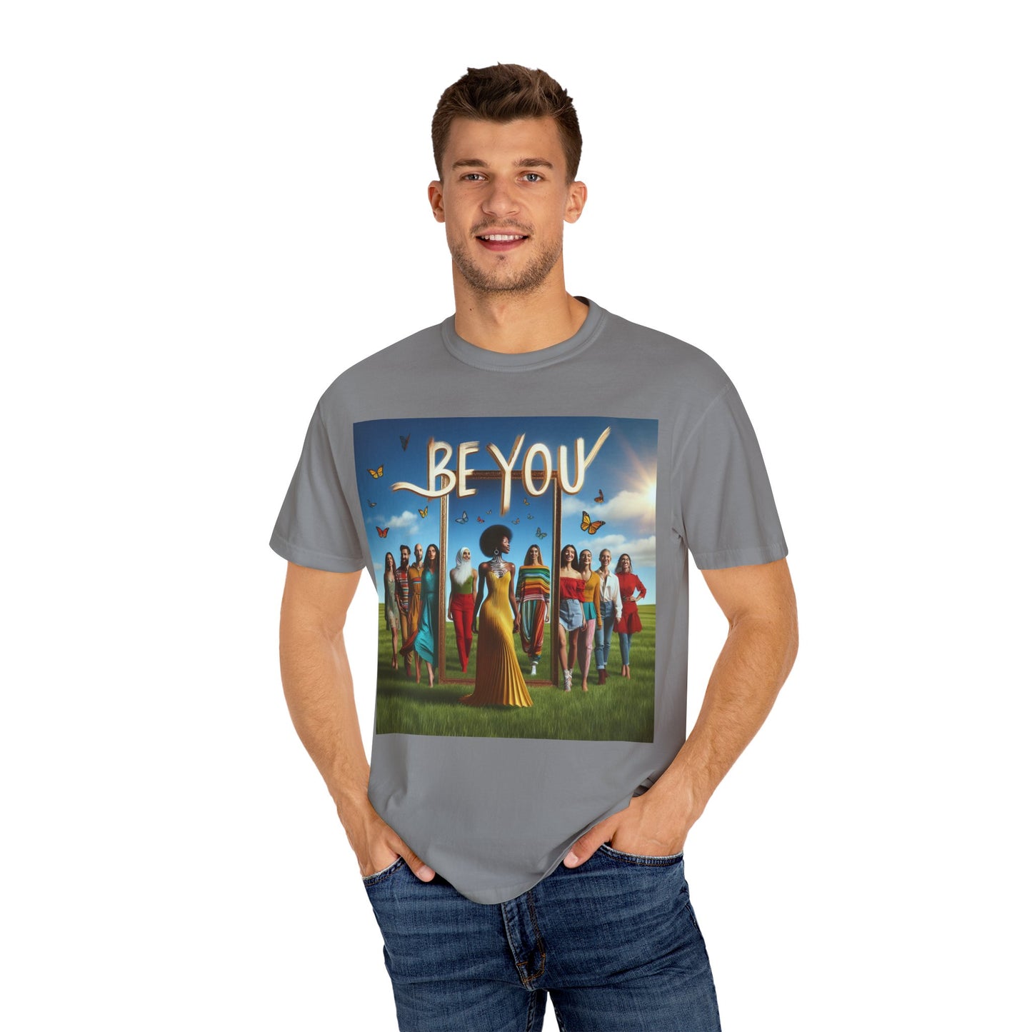 Empowering Graphic Tee, Be You T-Shirt, Unisex Casual Wear, Affirmation Apparel, Inspirational Gift, Unique Fashion Statement