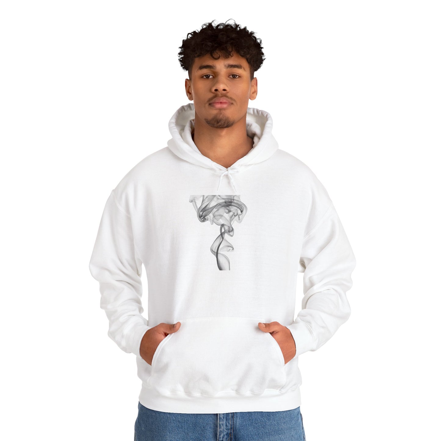 Smoke Art Hoodie — Minimal Abstract Smoke Art Pullover