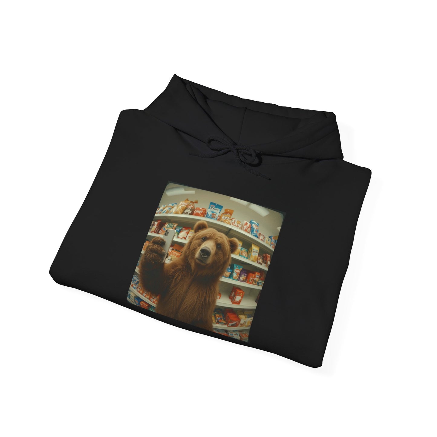 Cozy Bear Graphic Hoodie, Perfect Gift for Animal Lovers, Casual Wear, Unique Sweatshirt for Winter, Perfect for Birthdays, Nature [...]