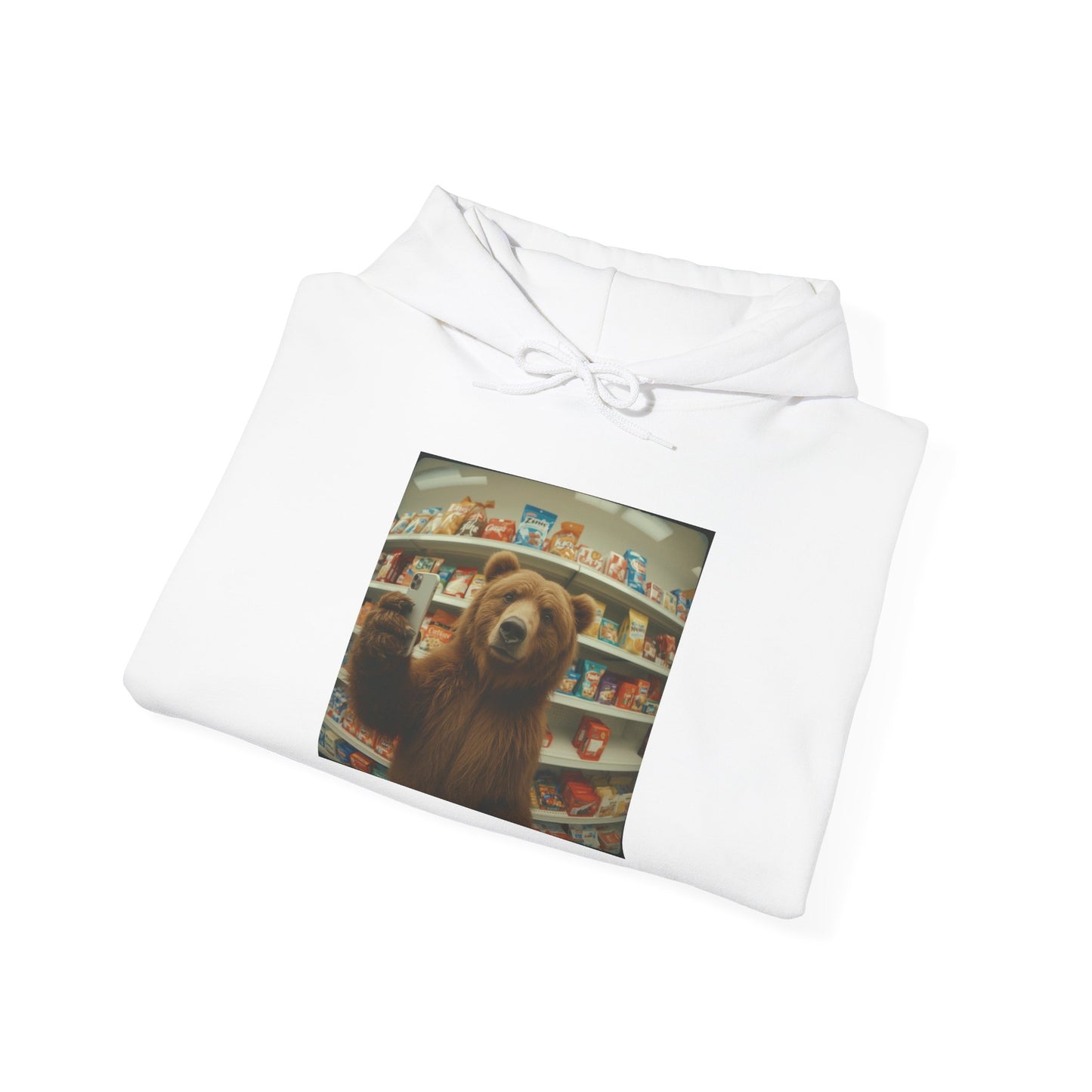 Cozy Bear Graphic Hoodie, Perfect Gift for Animal Lovers, Casual Wear, Unique Sweatshirt for Winter, Perfect for Birthdays, Nature [...]