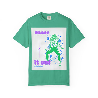 Dance It Out T-Shirt — Retro Neon Dance Graphic Tee