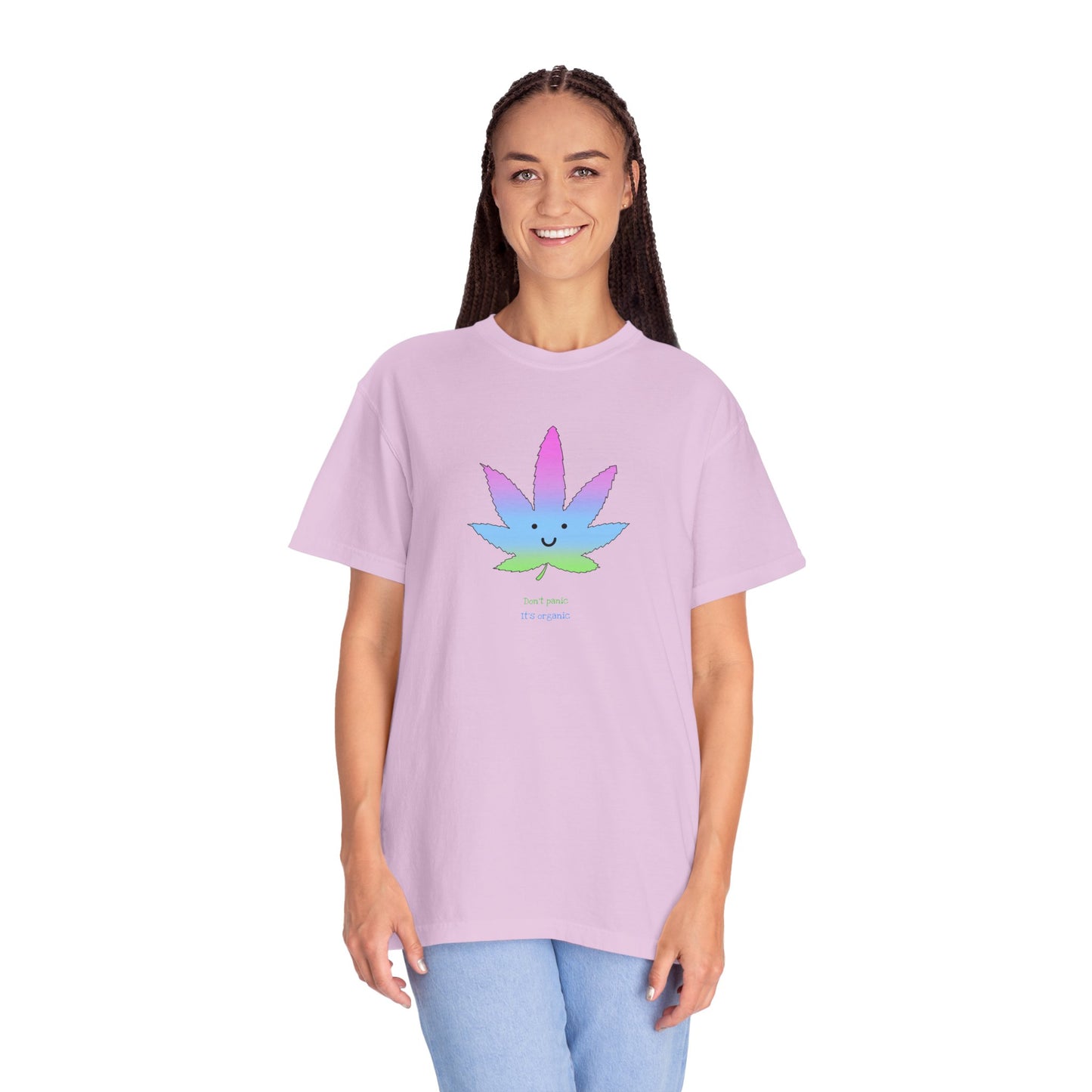 Happy Pastel Weed Leaf T-Shirt