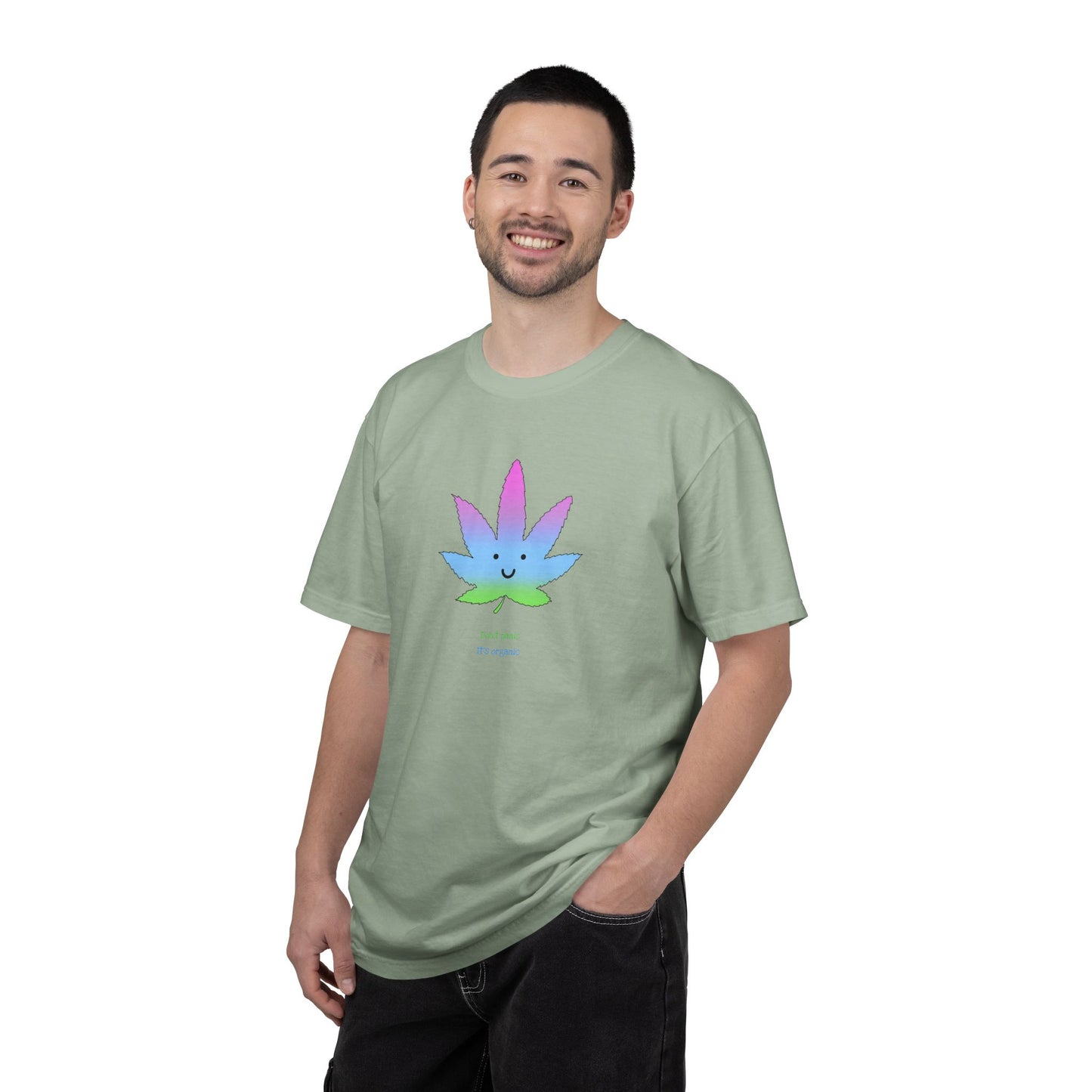 Happy Pastel Weed Leaf T-Shirt