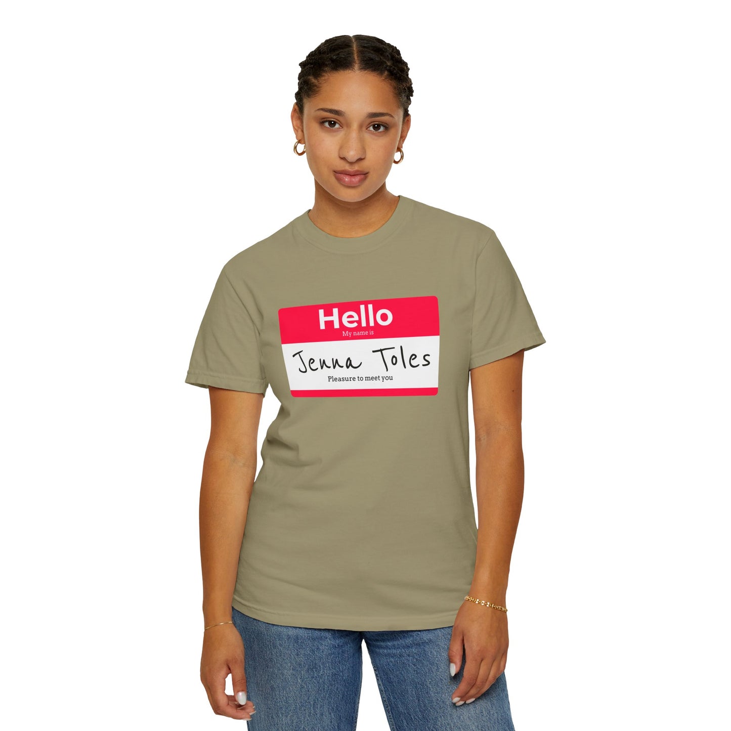 Jenna Toles Name Tag T-Shirt