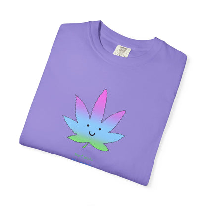 Happy Pastel Weed Leaf T-Shirt