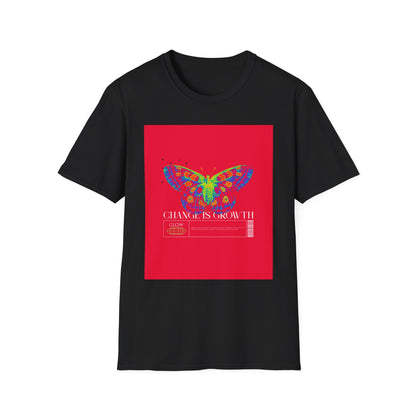 Butterfly Growth T-Shirt — Colorful 'Change Is Growth' Inspirational Tee