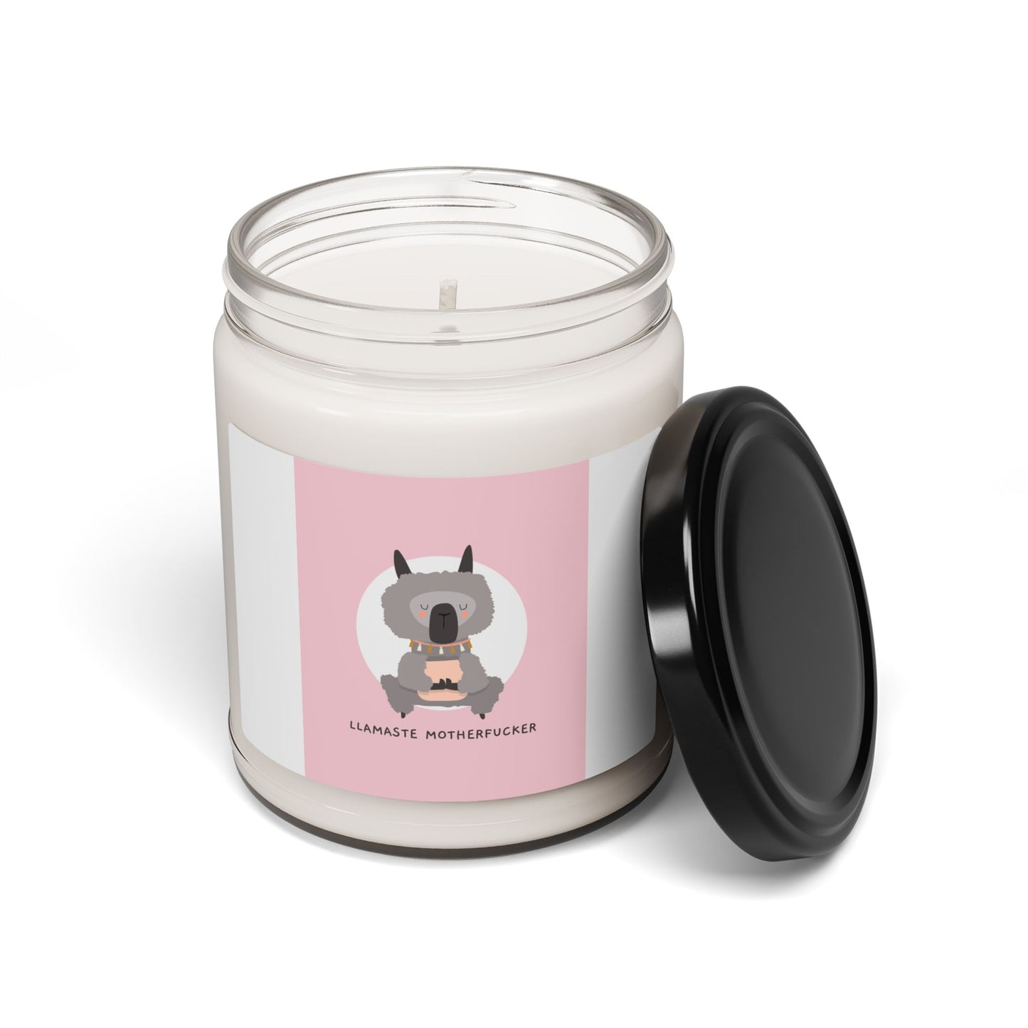 Llamaste Motherfucker Soy Candle — 9oz Scented Jar, Funny Relaxation Gift
