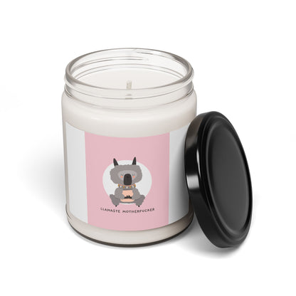 Llamaste Motherfucker Soy Candle — 9oz Scented Jar, Funny Relaxation Gift