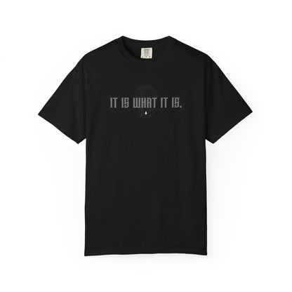 Skull Graphic T-Shirt — "It Is What It Is" Minimalist Tee