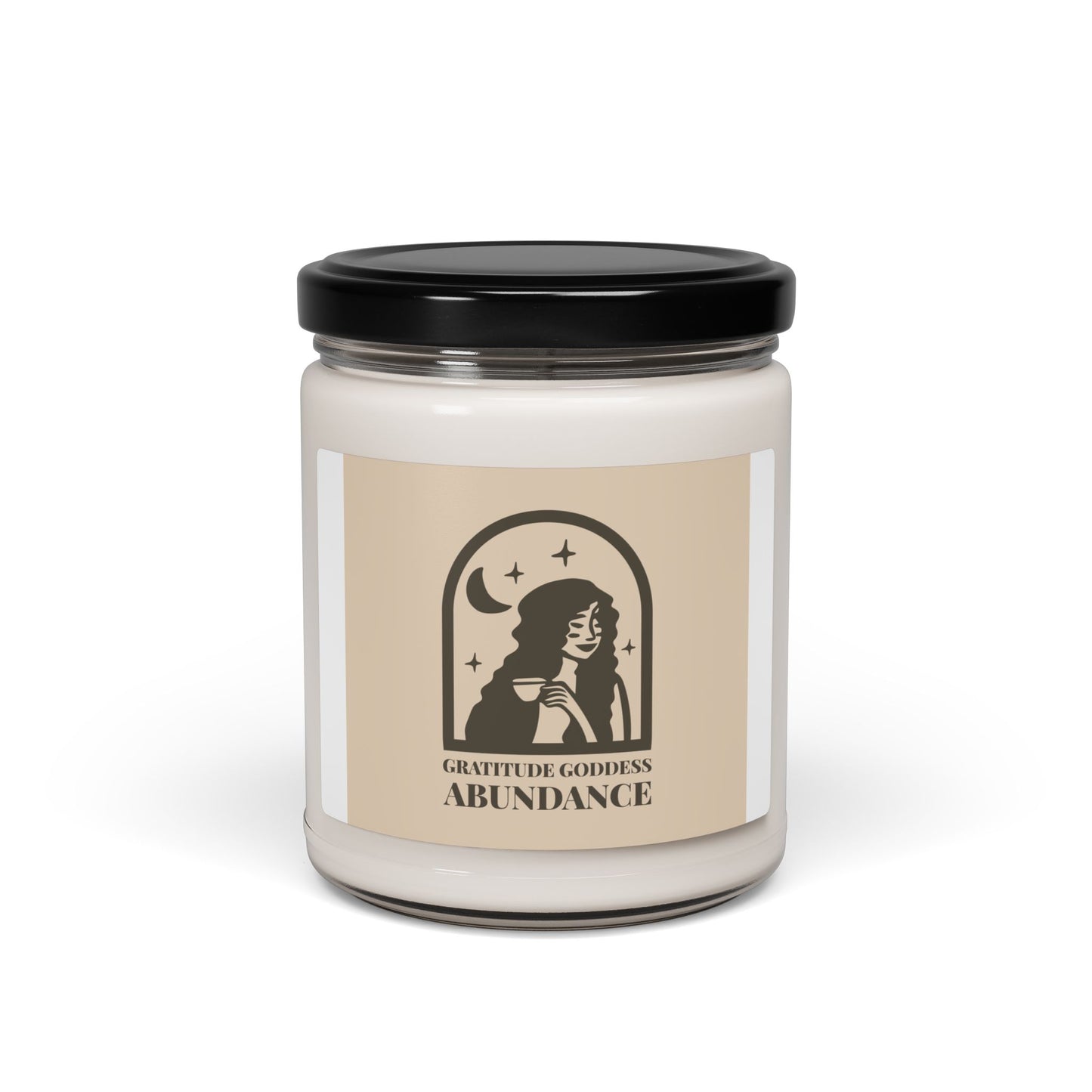 Abundance Scented Soy Candle — Gratitude Goddess Aromatherapy (9oz)