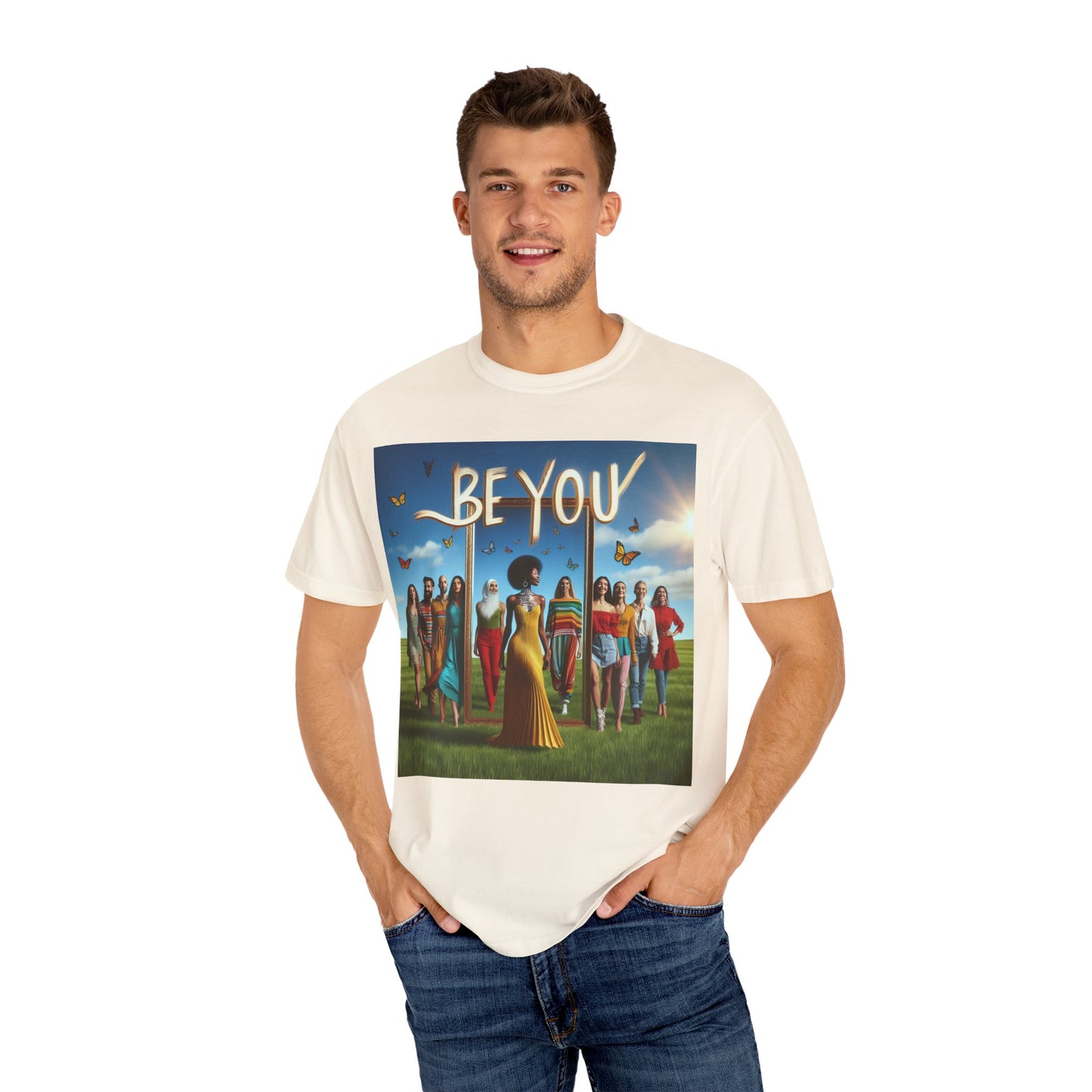 Empowering Graphic Tee, Be You T-Shirt, Unisex Casual Wear, Affirmation Apparel, Inspirational Gift, Unique Fashion Statement