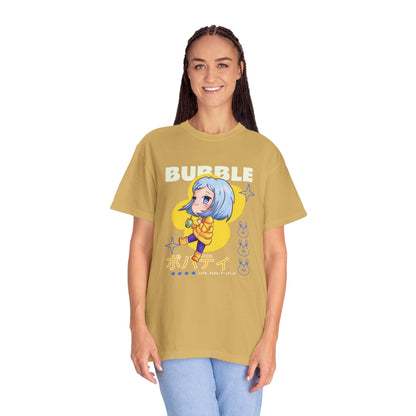 Boba Tea Anime Girl T‑Shirt — Cute Kawaii Graphic Tee with Japanese Text